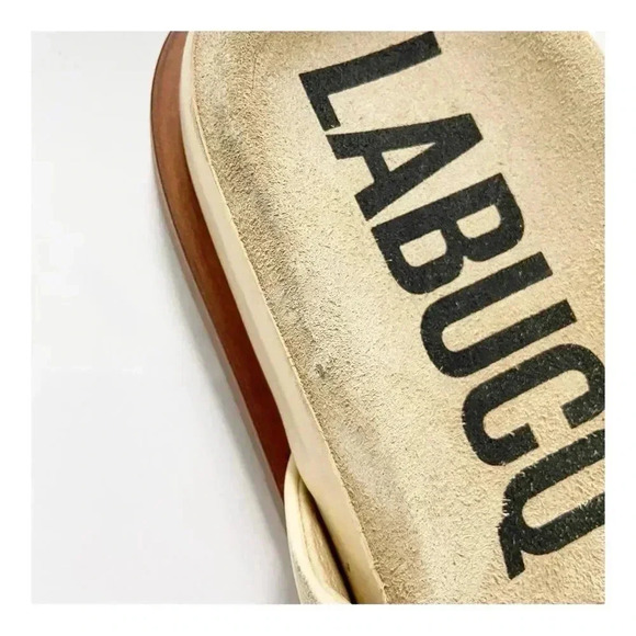 NEW Labucq Mo Leather Slide Sandal size 38 US 7.5-8 - Picture 8 of 9